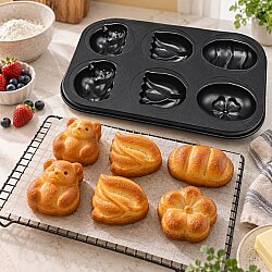Karışık Desenli Muffin ve Kek Kalıbı 6'lı  - 2