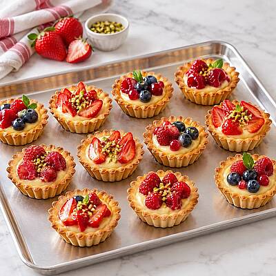 Tartolet ve Petifür Kalıbı Tırtıllı no:2 10'lu Set - 2