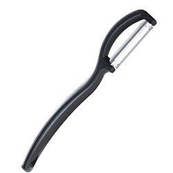 Düz Bıçaklı Yan Soyacak 17,5 cm Siyah 