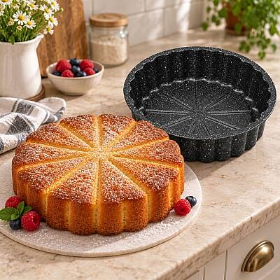 Granit Üçgen Dilimli Kek Kalıbı 26 cm - 3