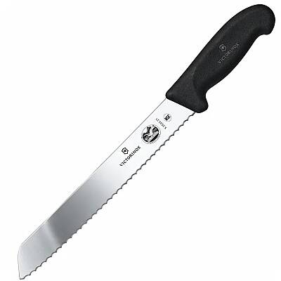 Dişli Ekmek Bıçağı 21 cm Siyah - 1