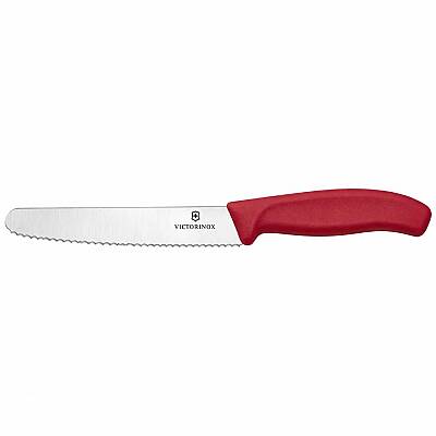 Tırtıklı Domates ve Sofra Bıçağı 11 cm Kırmızı - 3