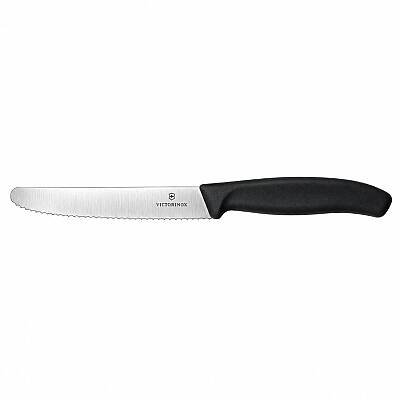 Tırtıklı Domates ve Sofra Bıçağı 11 cm Siyah - 2