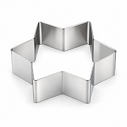 Yıldız Kruvasan Pişirme Kalıbı 11×7 cm - DincKitchen